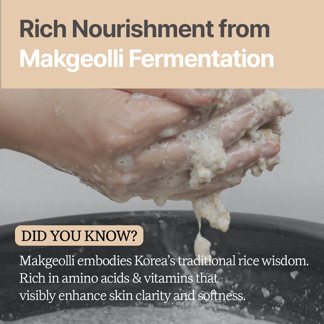 House of Dohwa Rice Makgeolli Moisturizer – Deeply Hydrating & Nourishing – Made with Domestically Sourced Korean Rice – 60 ml (2.02 Fl Oz) – Korean Skincare