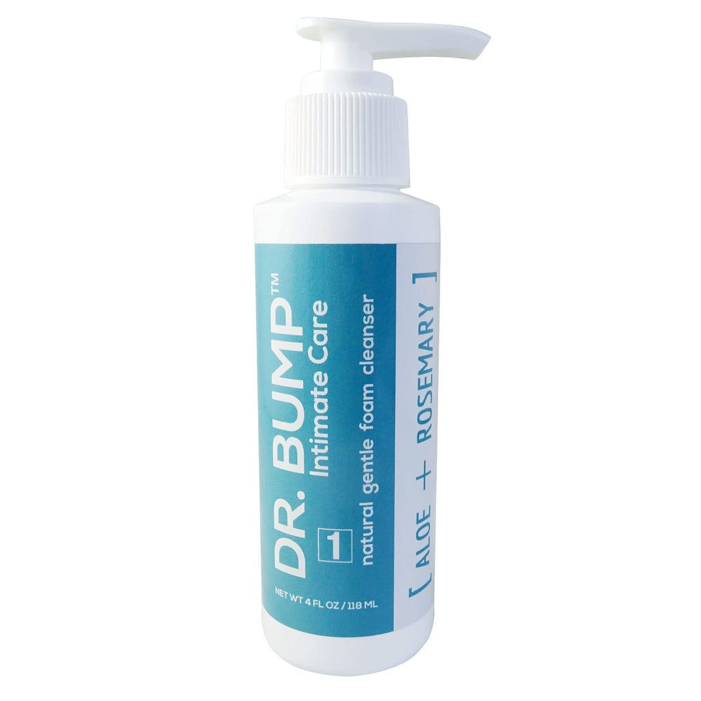Waxness Dr. Bump Intimate Gentle Foam Cleanser 4 fl oz (118 ml) – Face & Intimate Skin Cleanser – Professional Skin Care – Made in USA
