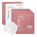 Novoy Bio-Collagen Deep Eye Patches - 6-in-1 Retinol Treatment for Dark Circles & Puffiness | 15 Pairs, Rose