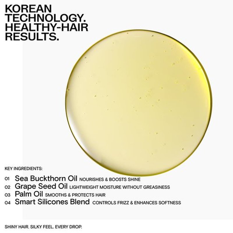 CULISE Korean Deep Hydrating Hair Oil for Frizzy Dry Damaged - Instantly Controls Frizz, Adds Shine, Softens Split Ends - Lightweight Nourishing Oil, Moisturizing Heat Protectant - 24-Week Supply