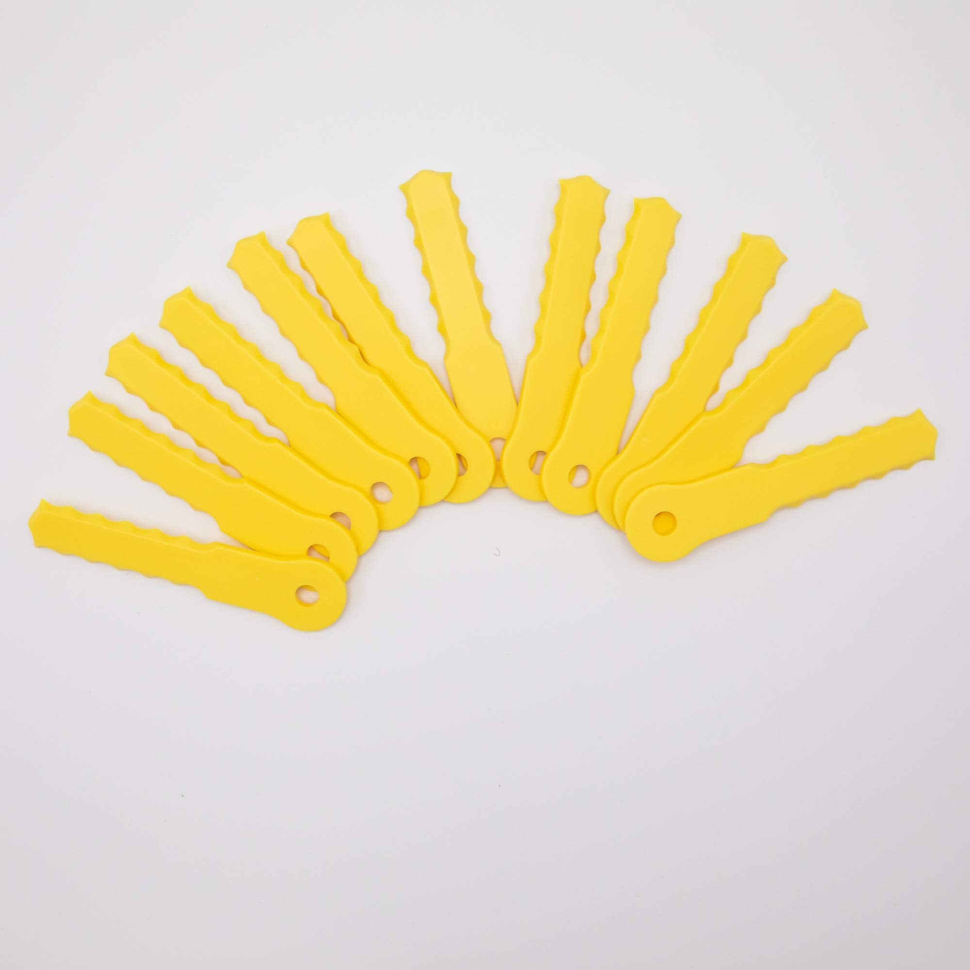 Weed Warrior Push-N-Load Nylon Replacement Blades for Push-N-Load Trimmer Head, 12 Count
