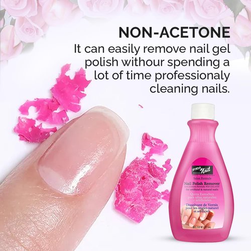 PRONAIL - Non-Acetone Nail Polish Remover, Professional, Maximum Strength, 4 Oz
