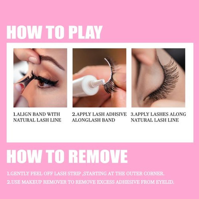 8Pairs Wispy Mink Lashes Fluffy Eye Lashes Natural Look 5D Volume Fake Eyelashes Pack 3D622 by BTLLSSH