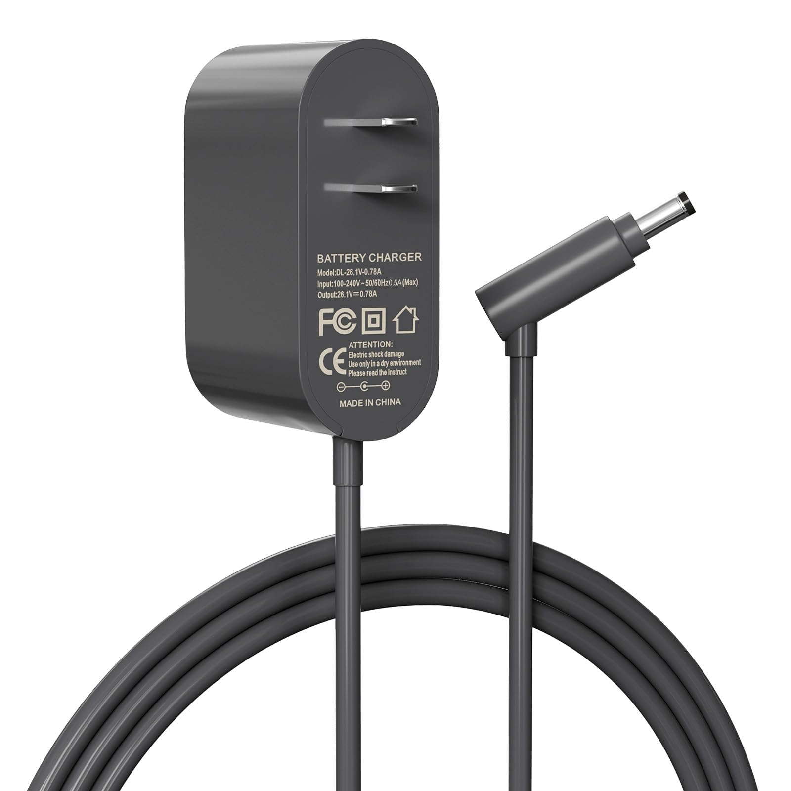 26.1V Cordless Vacuum Cleaner Charger Compatible with Dyson V8 V7 V6 SV04 SV03 SV05 SV06 SV07 SV09 SV10 SV11 DC59 DC58 DC61 Animal Motorhead Absolute Replacement Power Cord 967813-02 205720-02 Adapter