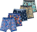 Tommy Bahama Boys Cotton Boxer Briefs - Soft, Tag-Free 5-Pack Underwear for Kids & Toddlers