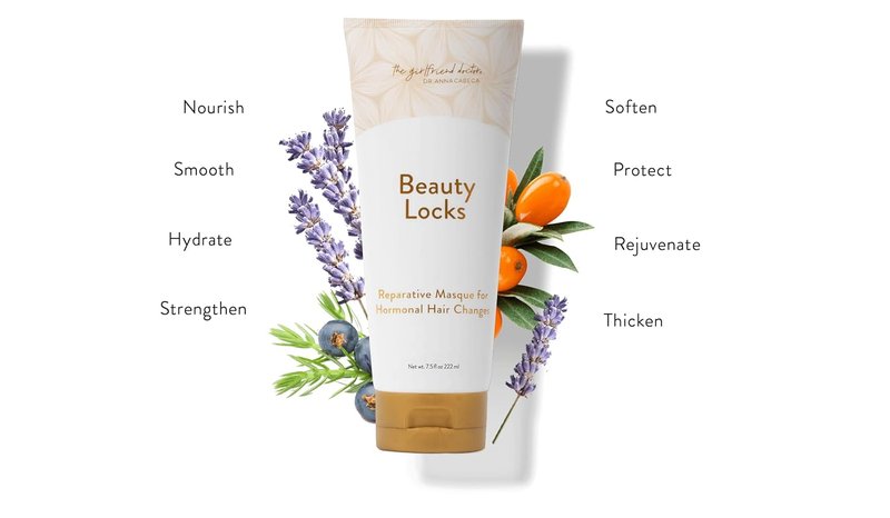 VIDAPURA Beauty Locks Hair Masque - Deep Nourishing Treatment by Dr. Anna Cabeca for Midlife Hair, 4 oz