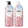 Kerasys CHERRY BLOSSOM Perfumed 33.8 fl oz / 1L (Shampoo + Conditioner Set)