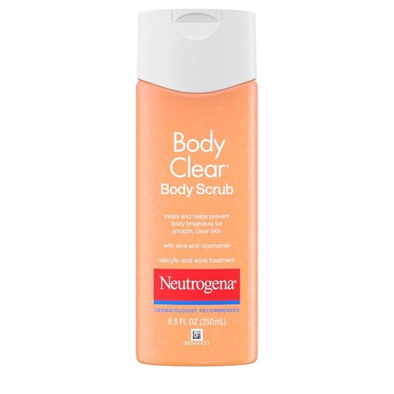 Neutrogena Body Clear Acne Body Wash - Exfoliating 2% Salicylic Acid Cleanser for Chest, Shoulders & Back | 8.5 fl oz