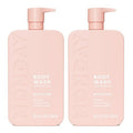MONDAY HAIRCARE MOISTURE Body Wash with Hyaluronic Acid, Shea Butter, Coconut Oil & Grapefruit Extract for Normal to Dry Skin 900 mL (Dual Pack)