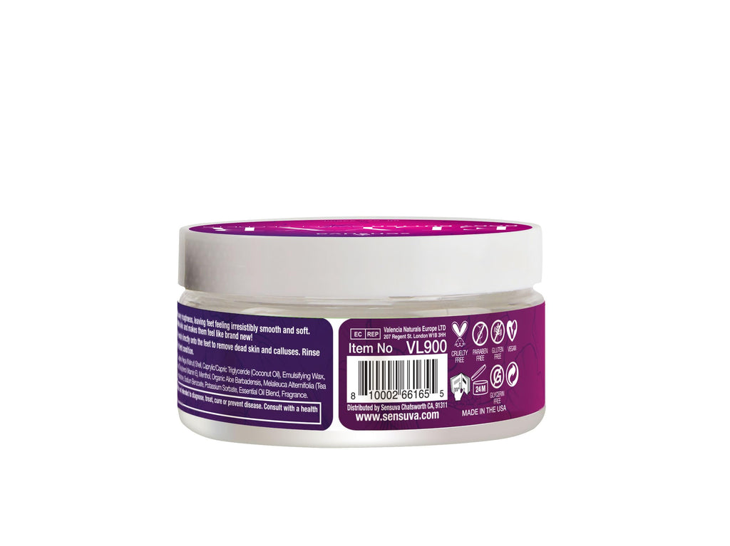Sensuva ELXYR Sugar Scrub | Premium Exfoliating Body Scrub Removes Dead, Dry Skin for a Soft & Hydrated Feel | Nourishing Body Care | Sweet Secrets Pomegranate, Fig, Coconut, & Plumeria 8oz.