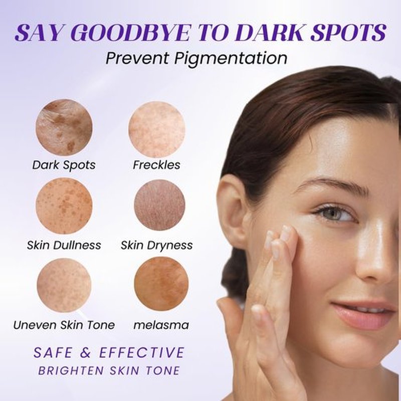 Regine Switzerland Dark Spot Brightening Cream - 4% Hydroquinone, Non-Irritating Hydration, 1oz