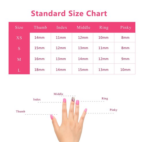 LOVFUL Press on Nails Precious | Handmade with Full Covered Crystals | Reusable Fake Nails | Almond Short 0.8 in | H175-M