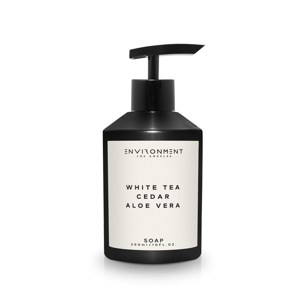 ENVIRONMENT Inspired by 5-Star Resort WSTN Hand Soap, 300ml Luxury Liquid Hand Soap (White Tea | Cedar | Aloe Vera) Home Essentials, Kitchen & Bathroom Soap, Hand Wash, Vegan & Cruelty-Free