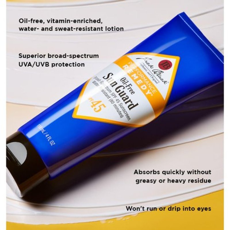 Jack Black Oil-Free Sun Guard SPF 45 - Lightweight Sunscreen for Oily Skin