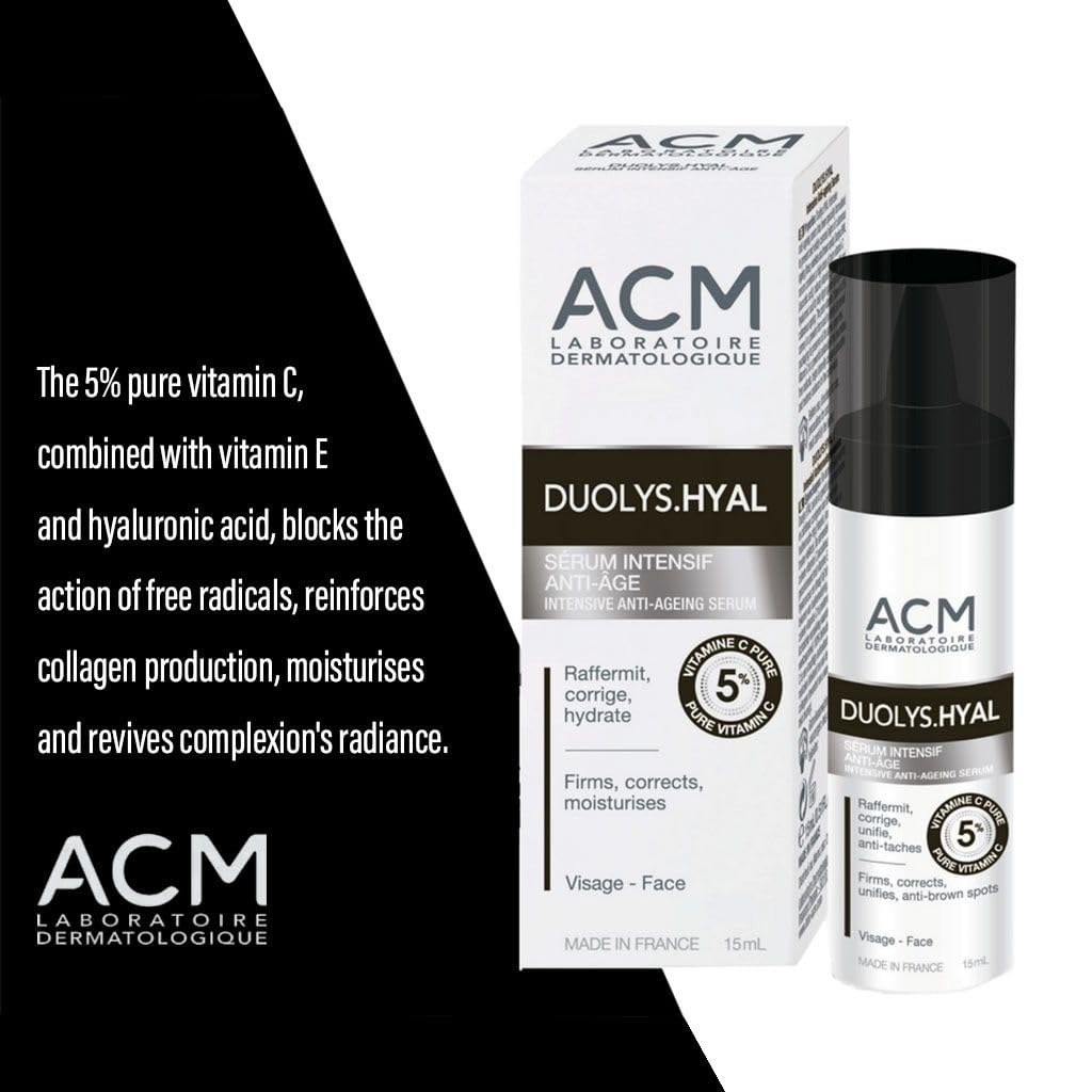 Intensive serum anti-aging vitamin C pure 5% Duolys Hyal, 15 ml, Acm