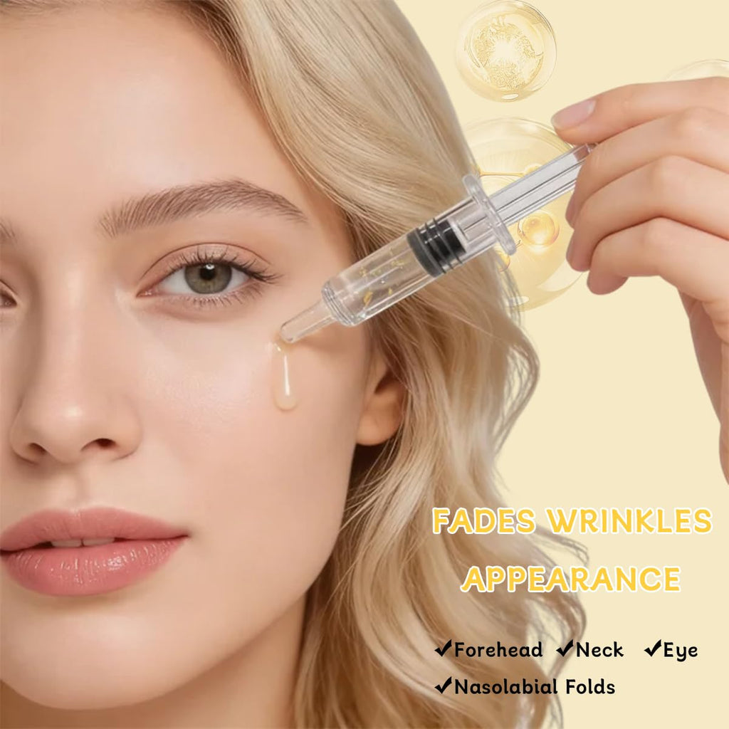 Deep Collagen Serum, Silk Peptide Lifting Face Serum – Korean Anti-Aging Ampoule for Deep Hydration & Firming Care, Smooth Glowing Skin, Mother’s Day Skincare Gift for Mom