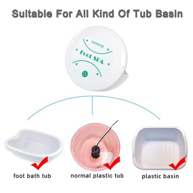 Lecaung Ionic Foot Bath Detox Machine, Portable Foot Spa Bath, Ion Cleanse Spa Detox Machine for Home Beauty Use