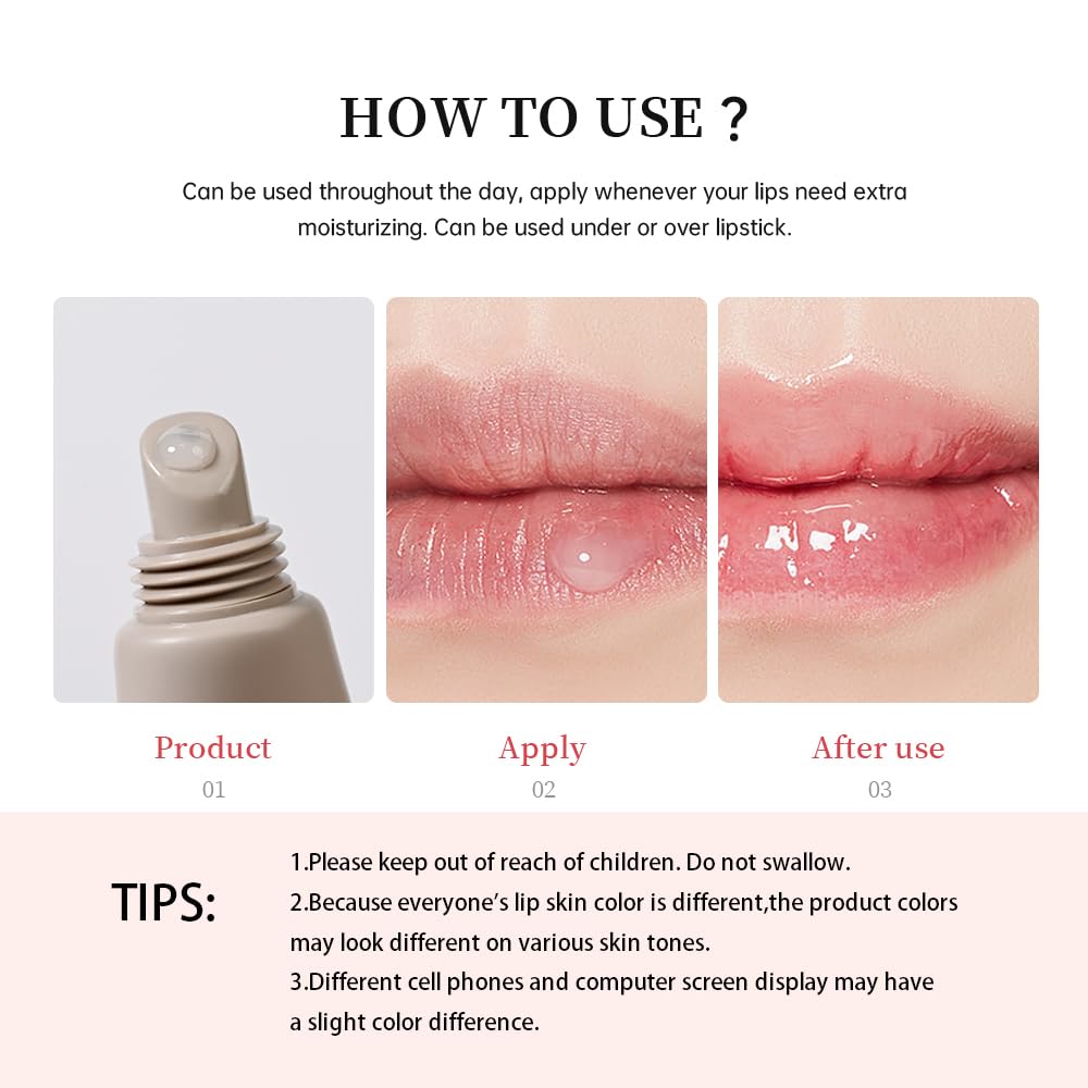 YumSova 4PCS Summer Lip Gloss Lipstick, Containing Natural Oils And Fruit Extracts, Can Soothe And Soften Dry Lips, Keep Moisture For A Long Time, And Is Not Sticky (4PCS)
