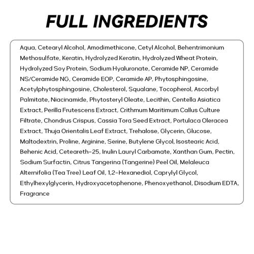 CLEANFULL Hydrate Soft Conditioner for Dry Damaged Hair, Botanical Bonding Repair Treatment Nourishes Hair Mask for Color Treated Brittle Hair, Strengthens & Adds Shine (8.8fl oz)