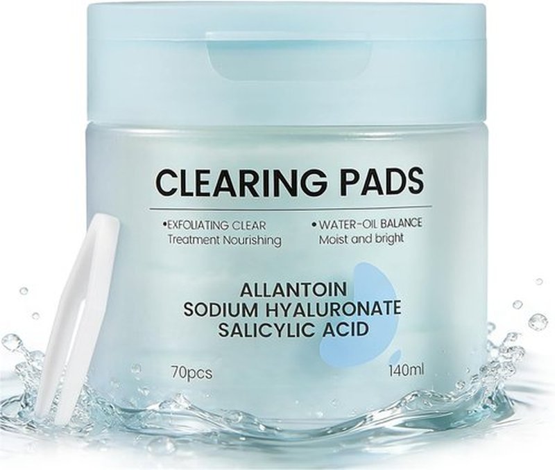 Salicylic Acid Pads | Gentle Pore Reducing Toner Wipes for All Skin Types - 70 Count
