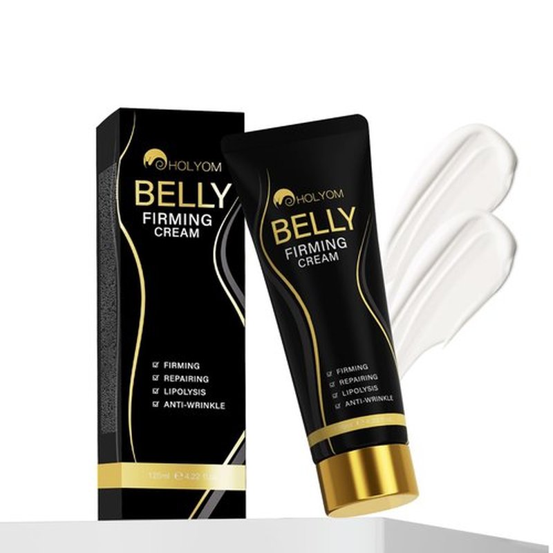 HOLYOM B Flat Belly Firming Cream - Premium Skin Tightening Cream for Stomach，Thighs & Butt， Skin Smoothing Moisturizer for Women and men, 4.02 fl oz