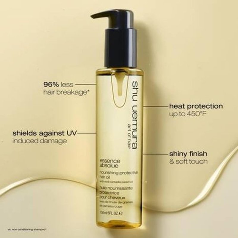 Shu Uemura Art of Hair Essence Absolue Nourishing Hair Oil - Lightweight, Hydrating & Frizz-Reducing with Heat Protection