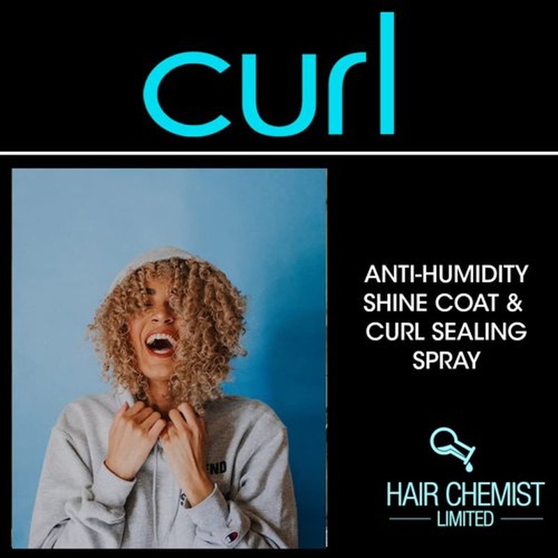 Hair Chemist CURL Anti-Humidity Shine Coat & Curl Sealing Spray - 8 oz. | Pack of 2