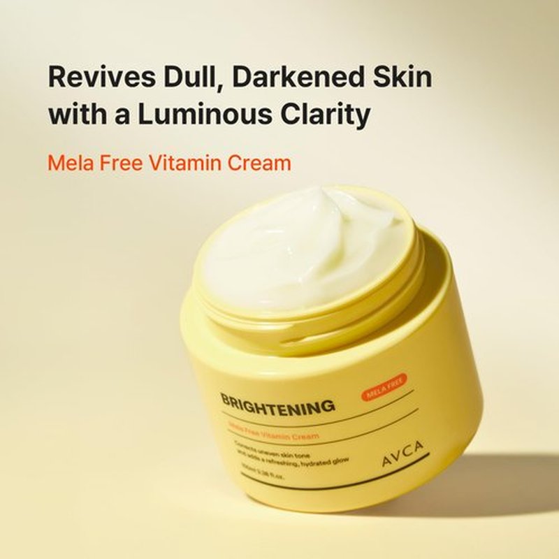 AVCA Vitamin + Niacinamide Radiance Cream 100ml(3.38 fl. oz) - Even Tone & Glow Moisturizer, Daily Hydration K-Beauty Moisture Care