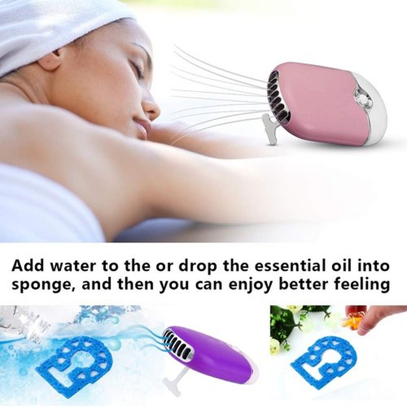 Elctric Mini Eyelash Dryer Fan with Hanging Rope - Multi-Function USB Lash Fan Blower Quickly Drying Eyelash Dryer Fan Drying Machine Handheld Fan for Eyelash Extension -