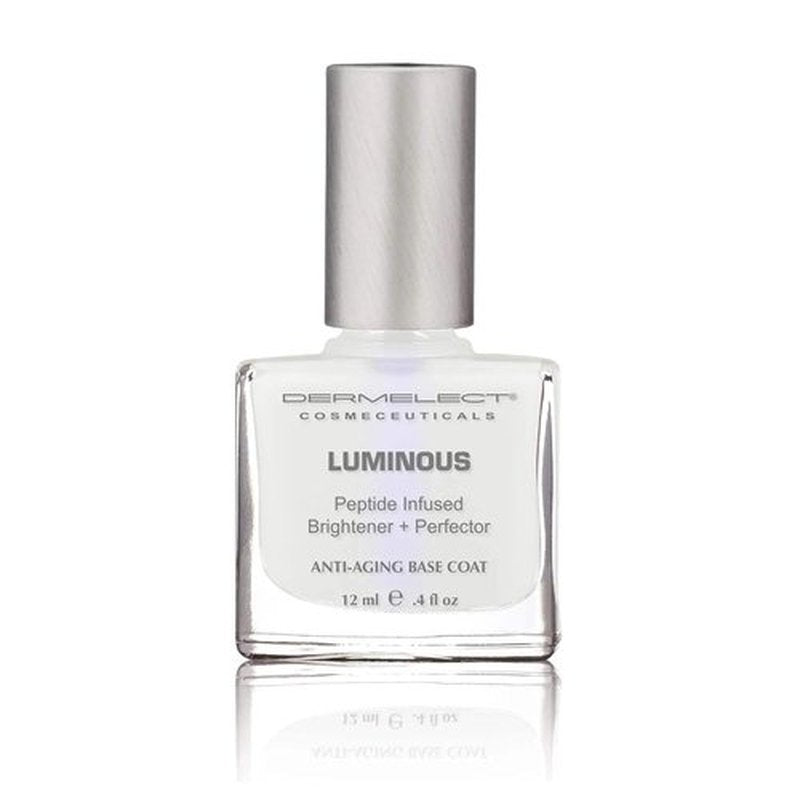 Dermelect Cosmeceuticals Luminous Nail Brightening Treatment - Dual Action Anti-Aging Formula for Damaged Nails, 0.4 oz