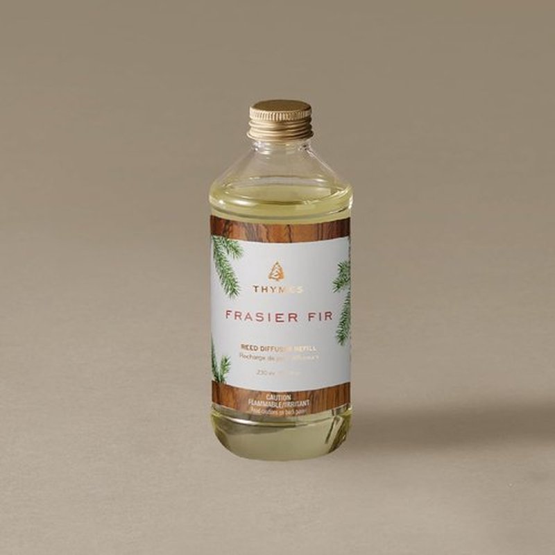 Thymes Reed Diffuser Oil Refill - Crisp Fir, Cedarwood & Sandalwood Home Fragrance | 7.75 fl oz