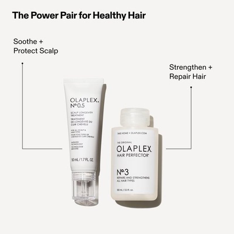 Olaplex Nº. 0.5 Bond Building Scalp Longevity Treatment | Hydrates & Soothes Scalp | For Coily, Curly, Straight, and Wavy, 50 mL / 1.7 Fl Oz