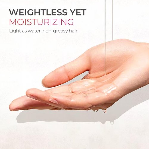 TYMO Weightless Hair Oil - Organic Nourishing Treatment for Shine & Smoothness | Vegan Serum for Dry, Damaged Hair, 2.7 Fl Oz