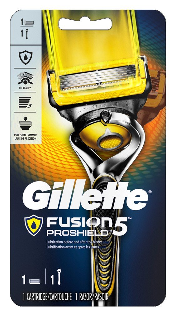 Gillette Mens Fusion 5 Proshield Razor + Cartridge (6 Pack)