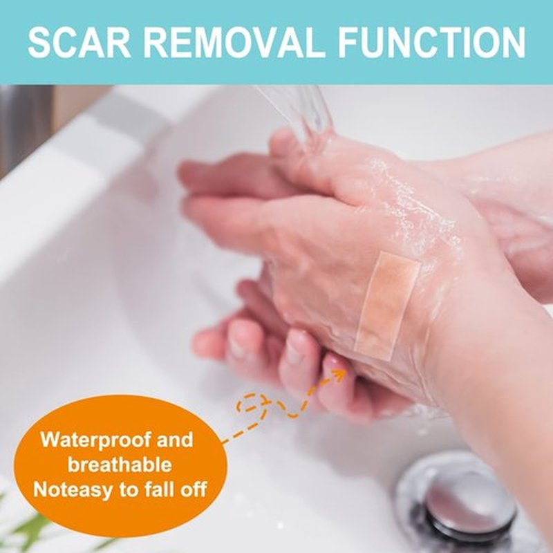 Silicone Scar Sheets (1.6” x 150”-3.8M), Medical Grade Soft Silicone Scar Tape, Scar Strips, Scar Roll - Keloid, C-Section, Surgical, Acne- Scars Removal Treatment, Painless Easy Removal, Reusable