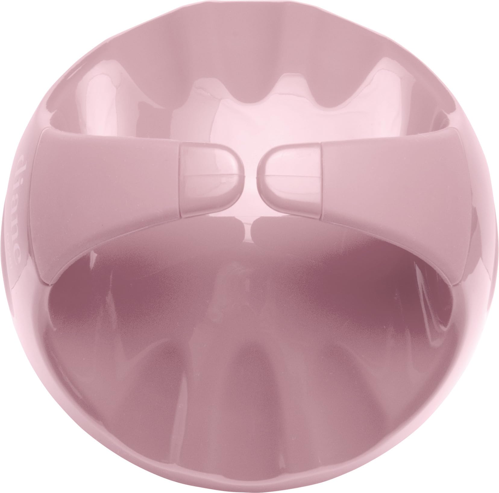 Diane Scalp Massage and Shampoo Brush with Soft Silicone Bristles, Exfoliates and Cleanses Scalp, Promotes Scalp Circulation, Evenly Distributes Hair Oil, Clear