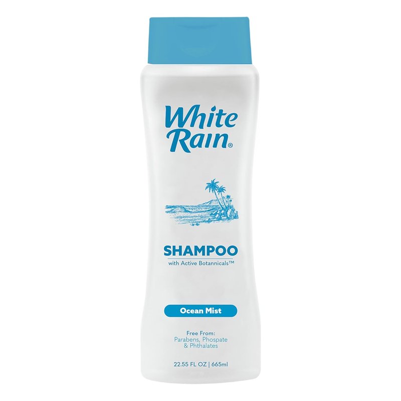White Rain Moisturizing Shampoo - Ocean Mist Scent | Hydrating & Paraben-Free, 15 fl oz for All Hair Types