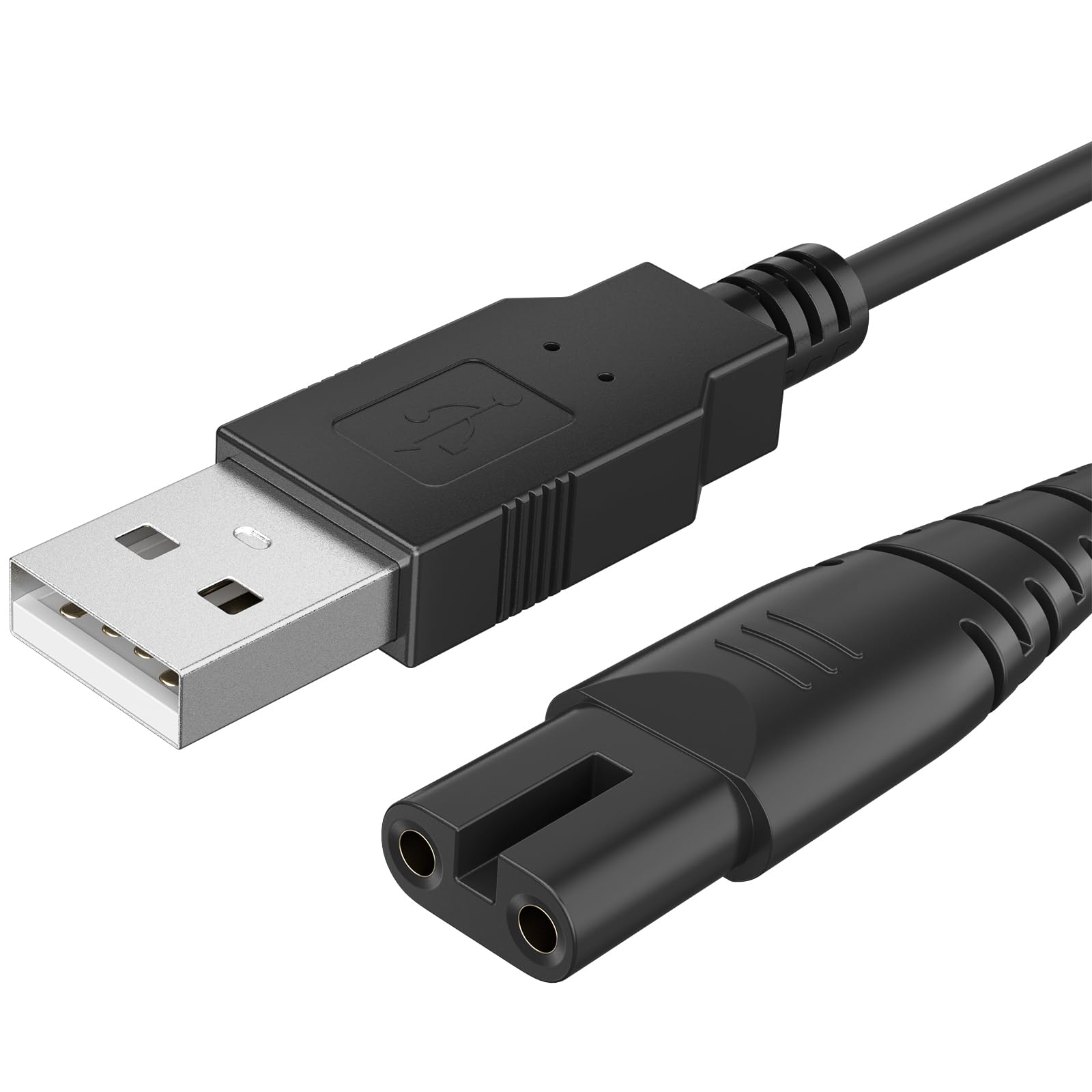 Charger Cable for Skull Pitbull Charger, Palm, Butterfly Kiss and Beast Clipper PRO Shaver, Charger Cable Cord with Wall Charger Adapter for Skull Pitbull Gold PRO Pitbull Platinum PRO