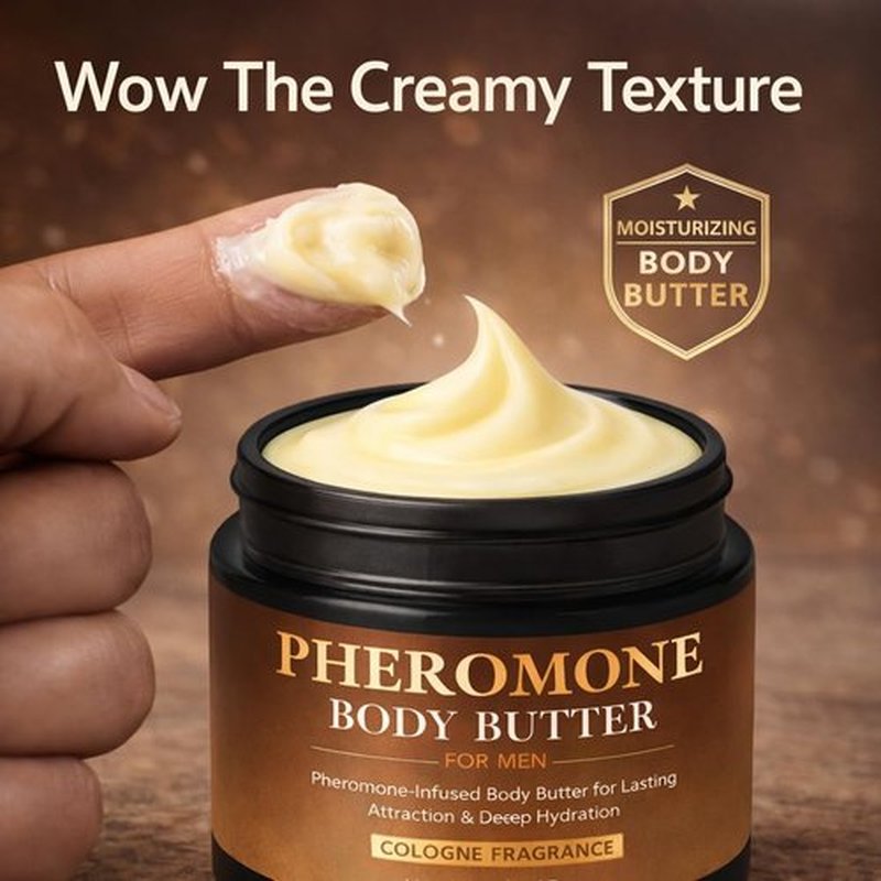 **Regine Switzerland Pheromone Body Butter for Men - Non-Greasy, Long-Lasting Scent, 5 oz**