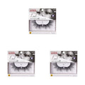 KISS Lash Couture Triple Push Up XL Collection False Eyelashes, 3D Volume in Extra Long Length with Triple Design Technology, Cruelty-Free and Reusable, Style 'Slip', 1 Pair Fake Eyelashes (Pack of 3)