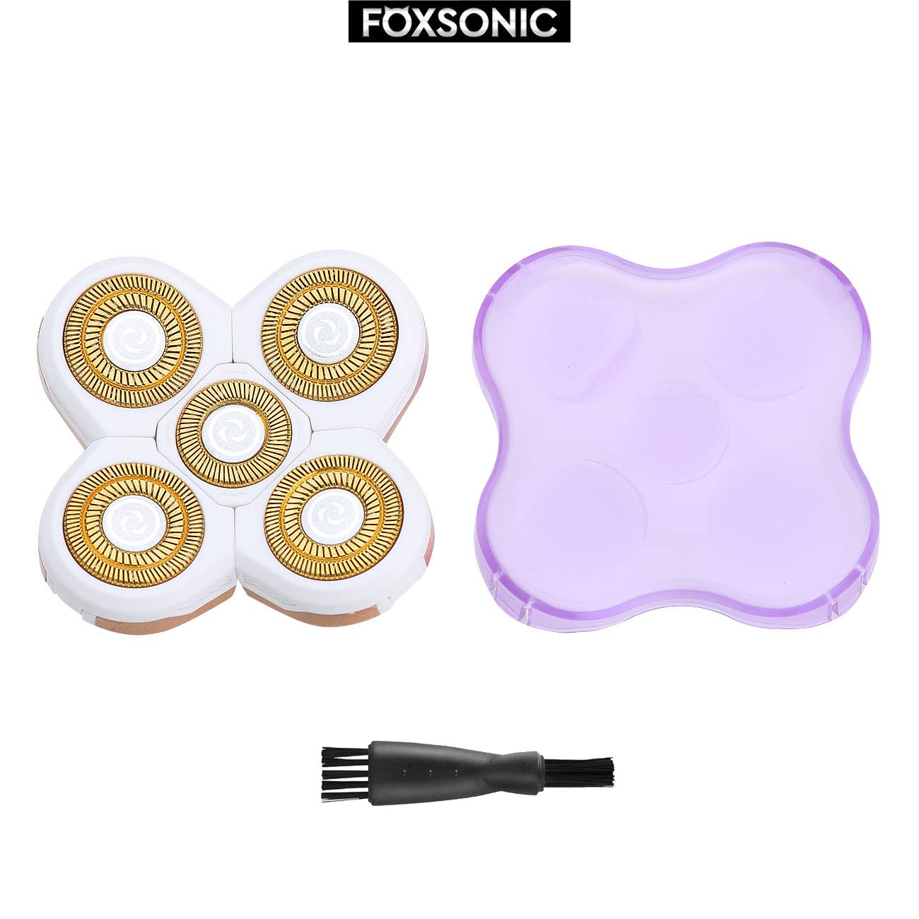 Universa 5 Blades Replacement Heads for Mainstream head shaver brands, Head Shaver Replacement Blades (5 White)