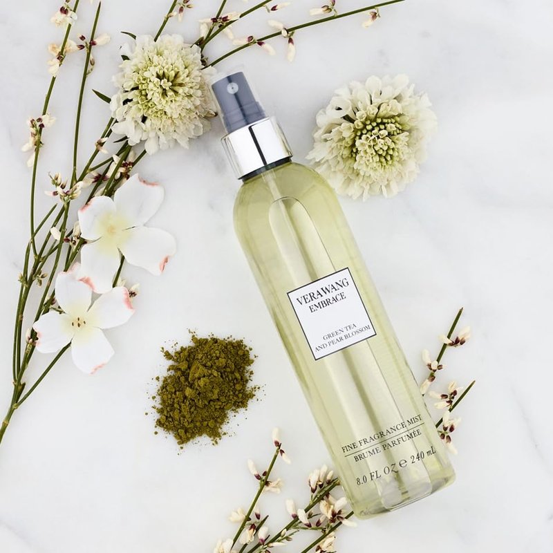 Vera Wang Embrace Body Mist - Green Tea & Pear Blossom | Long-Lasting Women's Fragrance, 8.1 fl oz