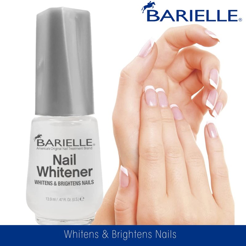 Barielle Nail Whitener - Brightening Treatment for Yellow or Dull Nails | 0.47 oz (Pack of 2)