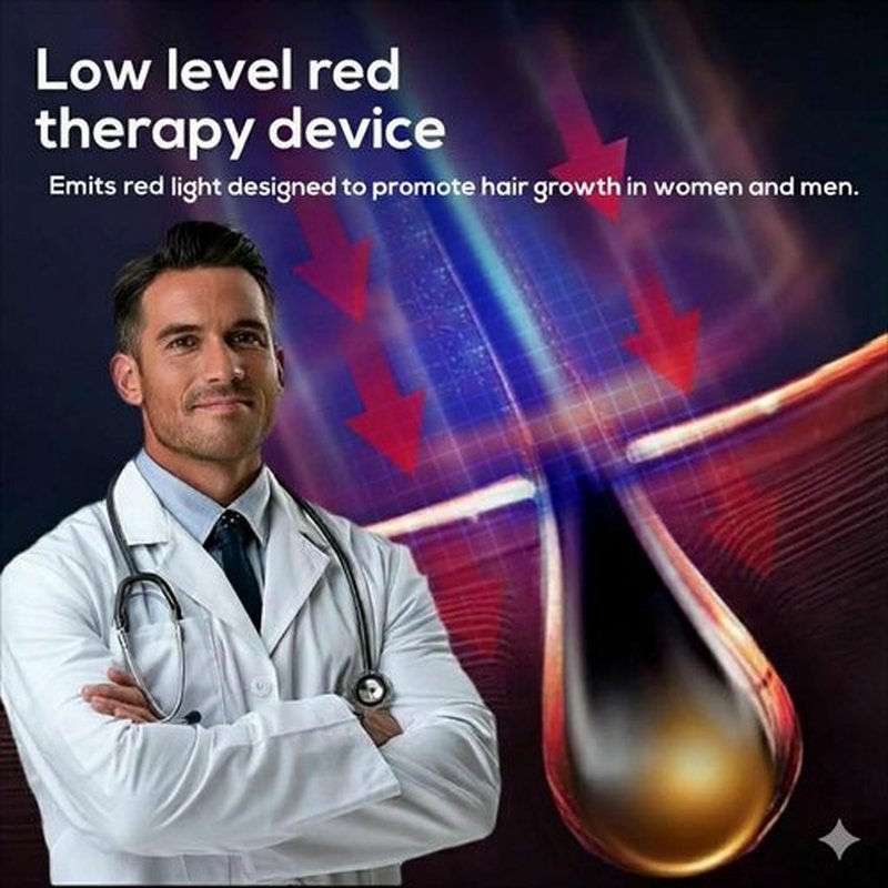 Red Light Therapy for Hair Growth, Scalp Massager Hair Growth Comb,Red Light Comb Devices