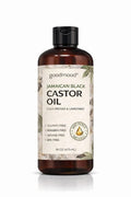 GOODMOOD Jamaican Black Castor Oil, 16 oz, Organic Cold Pressed Unrefined, Pure Castor Oil for Hair Growth, Skin Care, and Belly Fat