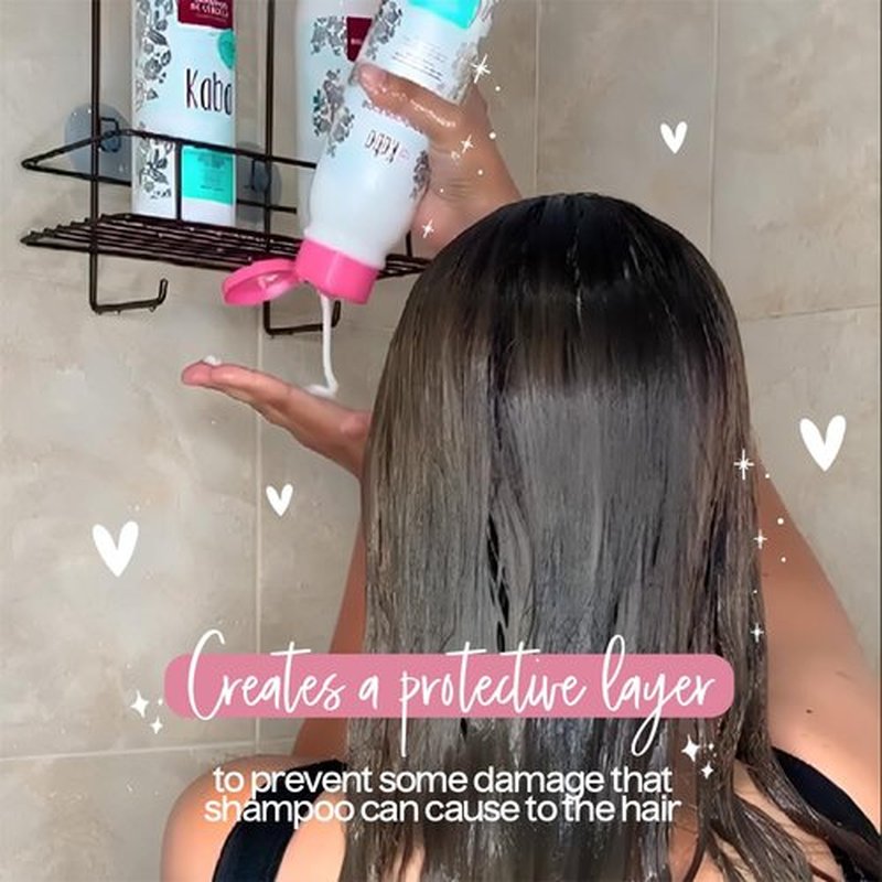 D'Luchi Kaba Ceramide Hair Conditioner For Women | Conditioner For Dry Hair, Damaged and Dehydrated | Repairs Split Ends | Frizz Control | 17oz