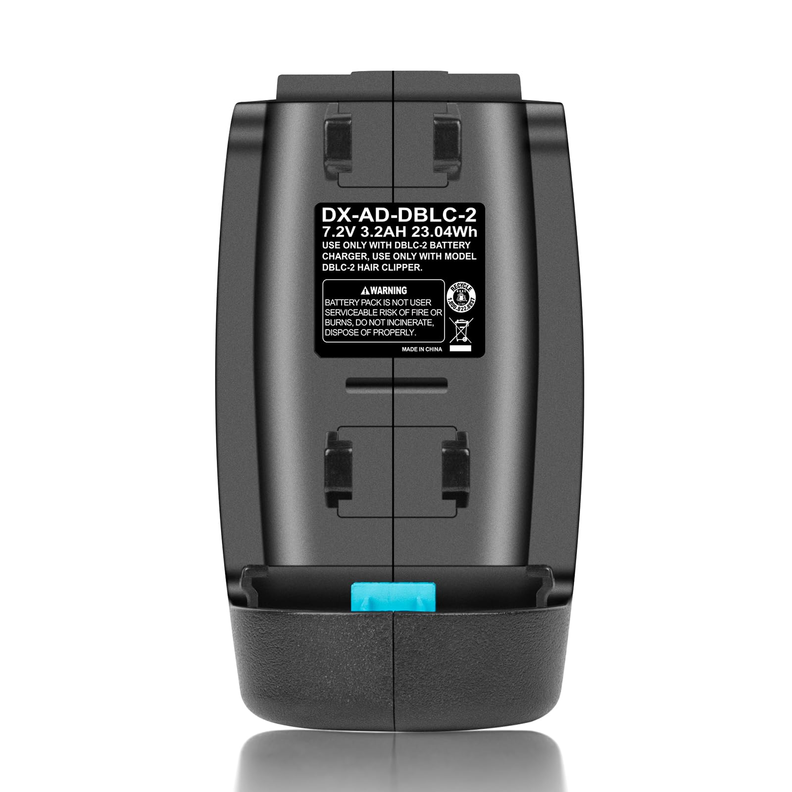 Renekton DBLC-2 Battery for Supra ZR II & Pulse ZR II Cordless Clippers fits for 79170, 79025, 79005, 561458, 560470 (3200mAh / 7.4V)