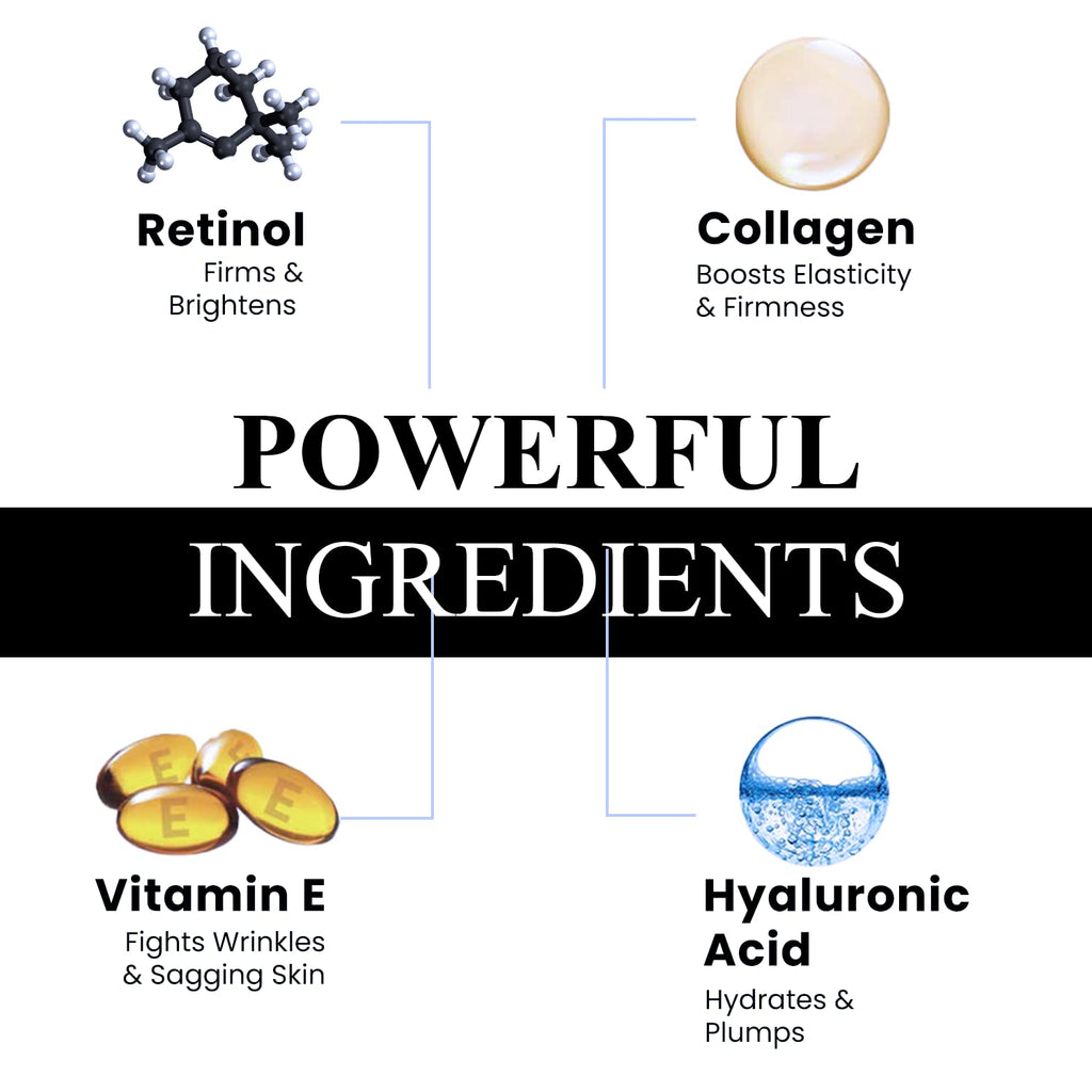 Kleem Retinol Cream for Face (2 Pack) – Anti Aging Moisturizer with Hyaluronic Acid, Vitamin E & Panthenol – Night Cream for Wrinkles, Fine Lines & Uneven Skin Tone – 1.7 Fl Oz Each