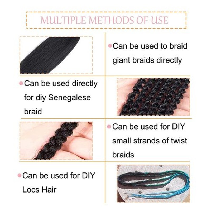 Alremyssy Blue Braiding Hair Pre Stretched 30 Inches Easy Braiding Hair Yaki Texture 8 Packs/Lot Braid Hot Water Setting Professional Synthetic Braiding Hair Extensions (3pcs,30",#Blue)