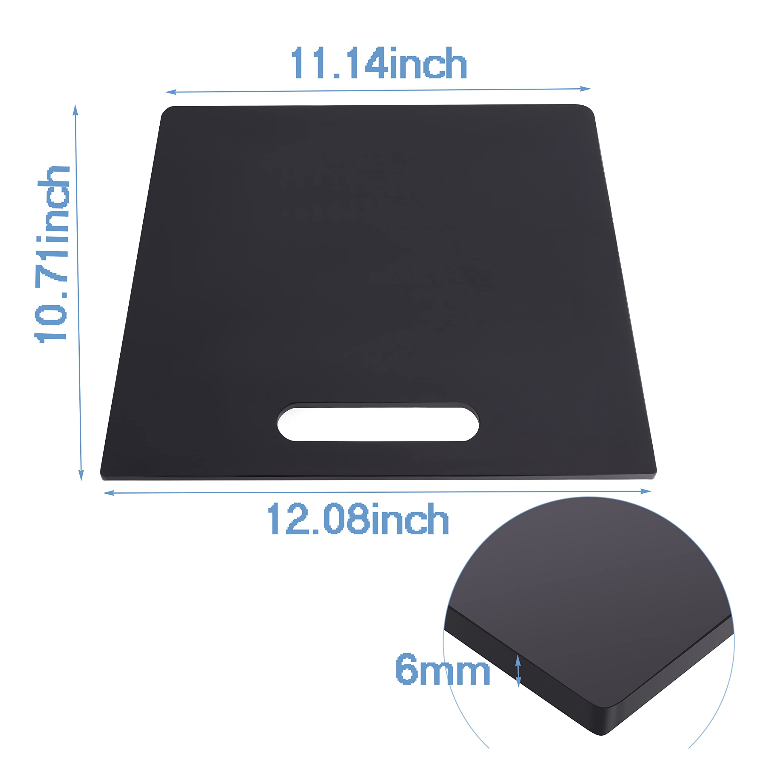 Poweka Cooler Divider Cutting Board -Size 65 Compatible with Yeti Tundra 65 Quart Models Cooler Accessories,Black